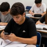 Alunos em sala de aula