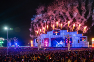 Show de fogos no Rock in Rio